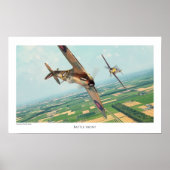 Poster voor de luchtvaartkunst "Spitfire" (Voorkant)