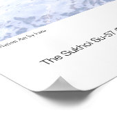 Poster voor de luchtvaartkunst "Su-57" (Hoek)