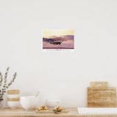 Poster voor de luchtvaartkunst "Tachikawa Ki-94-II (Keuken)