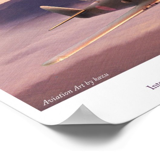 Poster voor de luchtvaartkunst "Tachikawa Ki-94-II (Hoek)