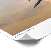 Poster voor de luchtvaartkunst "ZERO FIGHTER" (Hoek)