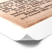 Poster voor de moord op Lincoln 1865 (Hoek)