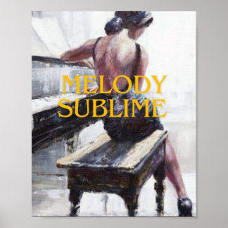 Poster voor de muzikaal ingestelde