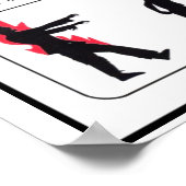 Poster voor de noodprocedure van Zombie (Hoek)