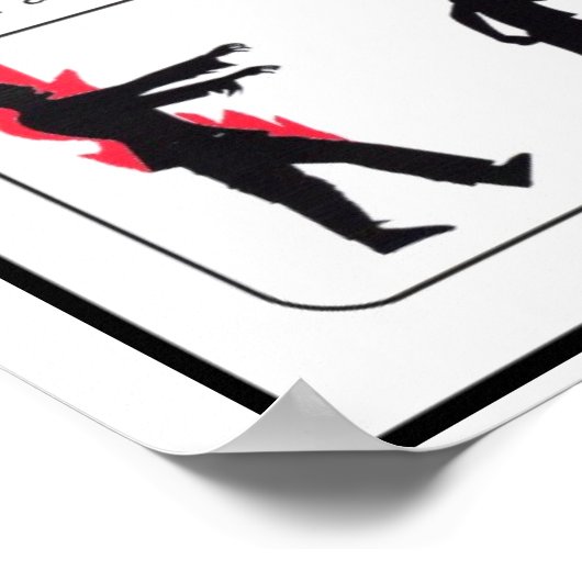 Poster voor de noodprocedure van Zombie (Hoek)