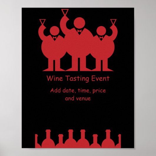 Poster voor de promotie van gebeurtenissen tijdens (Voorkant)