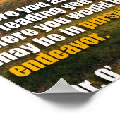 Poster voor de reis van het leven (Hoek)