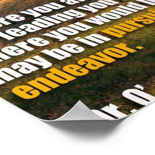 Poster voor de reis van het leven (Hoek)