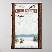 Poster voor de reis van kabelgoten (Voorkant)