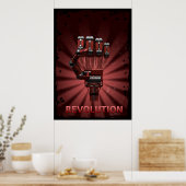 Poster voor de robotarrevolutie (Keuken)