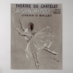 Poster voor de "Saison Russe"