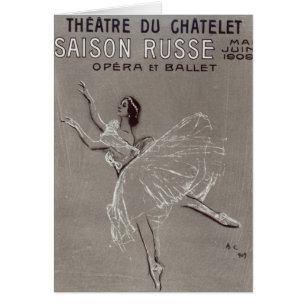 Poster voor de "Saison Russe"