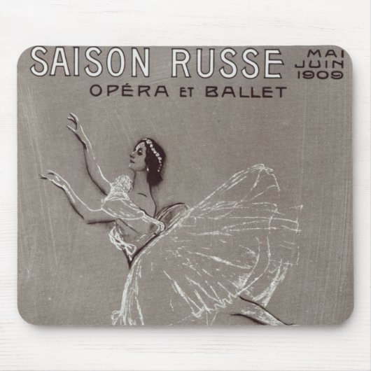 Poster voor de "Saison Russe" Muismat (Voorkant)