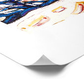 Poster voor de schildpadden van de Cat-eilanden (Hoek)