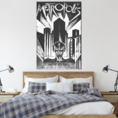 Poster voor de sciencefictionfilm Metropol uit 192 Canvas Afdruk (Insitu (Slaapkamer))