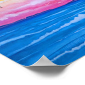 Poster voor de Sunset Ocean (Hoek)