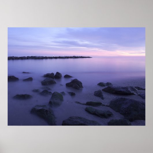 Poster voor de Sunset Ocean (Voorkant)