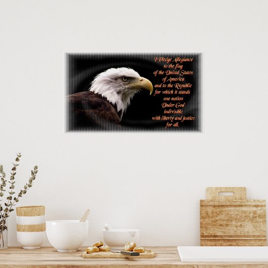 Poster voor de toezegging van het recht (Keuken)