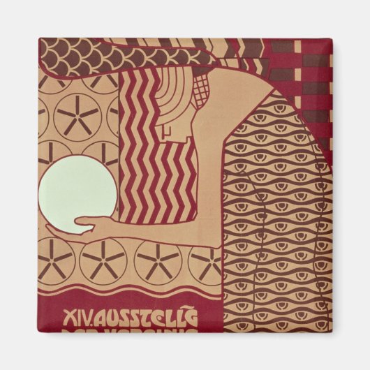 Poster voor de veertiende tentoonstelling in Wenen Magneet (Voorkant)