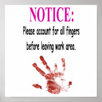 Poster voor de veiligheid van het werk