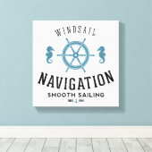 Poster voor de voorgrondnavigatie canvas afdruk (Insitu (Houten vloer))
