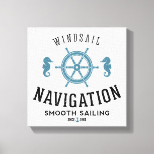 Poster voor de voorgrondnavigatie canvas afdruk