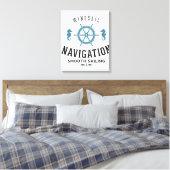 Poster voor de voorgrondnavigatie canvas afdruk (Insitu (Slaapkamer))