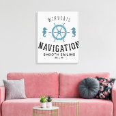 Poster voor de voorgrondnavigatie canvas afdruk (Insitu (Woonkamer))