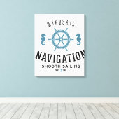 Poster voor de voorgrondnavigatie canvas afdruk (Insitu (Houten vloer))