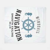 Poster voor de voorgrondnavigatie fleece deken (Voorkant (Horizontaal))