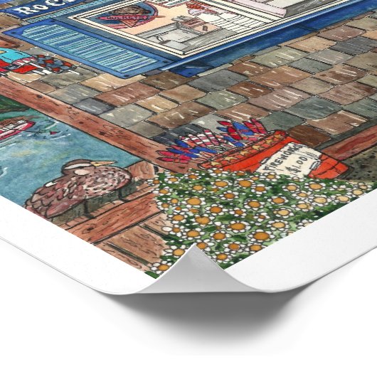 Poster voor de Waterverf van kustijsboringen (Hoek)