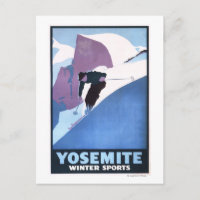 Poster voor de wintersport