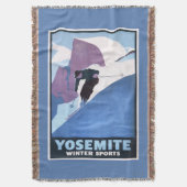 Poster voor de wintersport deken (Voorkant Verticaal)