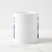 Poster voor de wintersport grote koffiekop (Voorkant)