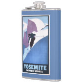 Poster voor de wintersport heupfles (Links)