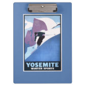 Poster voor de wintersport klembord (Voorkant)