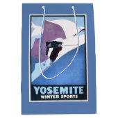 Poster voor de wintersport medium cadeauzakje (Voorkant)