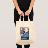 Poster voor de wintersport tote bag (Voorkant (product))