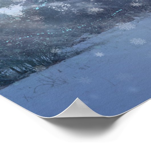 Poster voor de winterwind (Hoek)