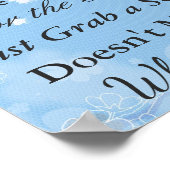 Poster voor de zitplaats van het huwelijk, Floral  (Hoek)