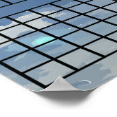 Poster voor de zonneschijn in Sky 3 maanden (Hoek)