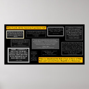 Poster voor democratie