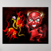 Poster voor demon en vlinder (Voorkant)