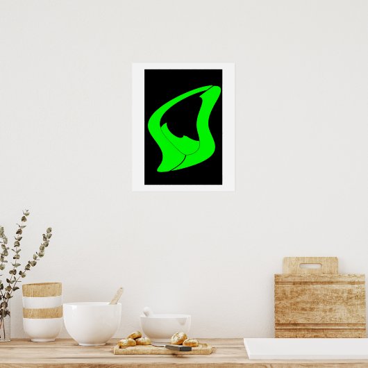 Poster voor digitale kunst (Keuken)