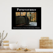 Poster voor doorzettingsvermogen (Keuken)