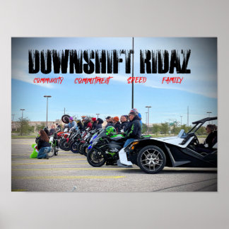 Poster voor downshift Ridaz