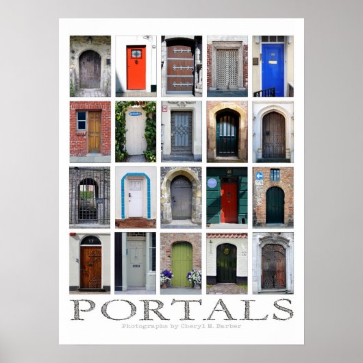 Poster voor draagbare deurfotografie (Voorkant)