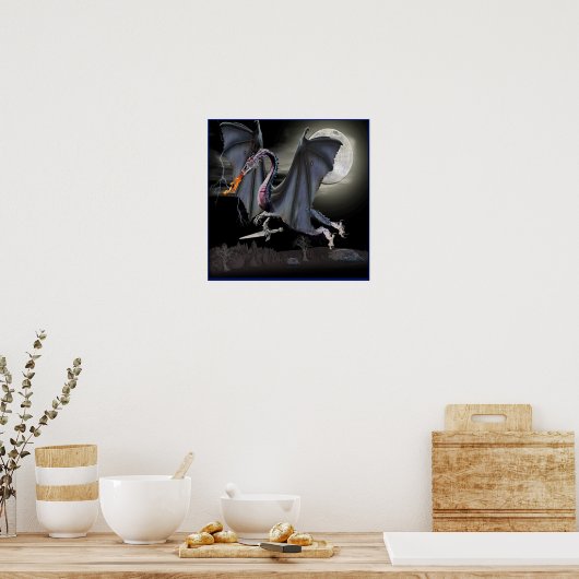 Poster voor drakenkunst (Keuken)