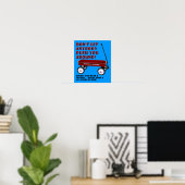 Poster voor duswagen (Thuiskantoor)