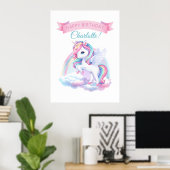 Poster voor een magisch verjaardagsfeestje. (Thuiskantoor)